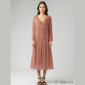 OLD NAVY PETITE ~ BOHO SUMMER PARTY CASUAL DRESS FLORAL PRINT. SZ XL